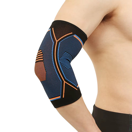 Elbow Brace for Weightlifting - Compression Support for Relief from Tennis and Golfer's Elbow Discomfort